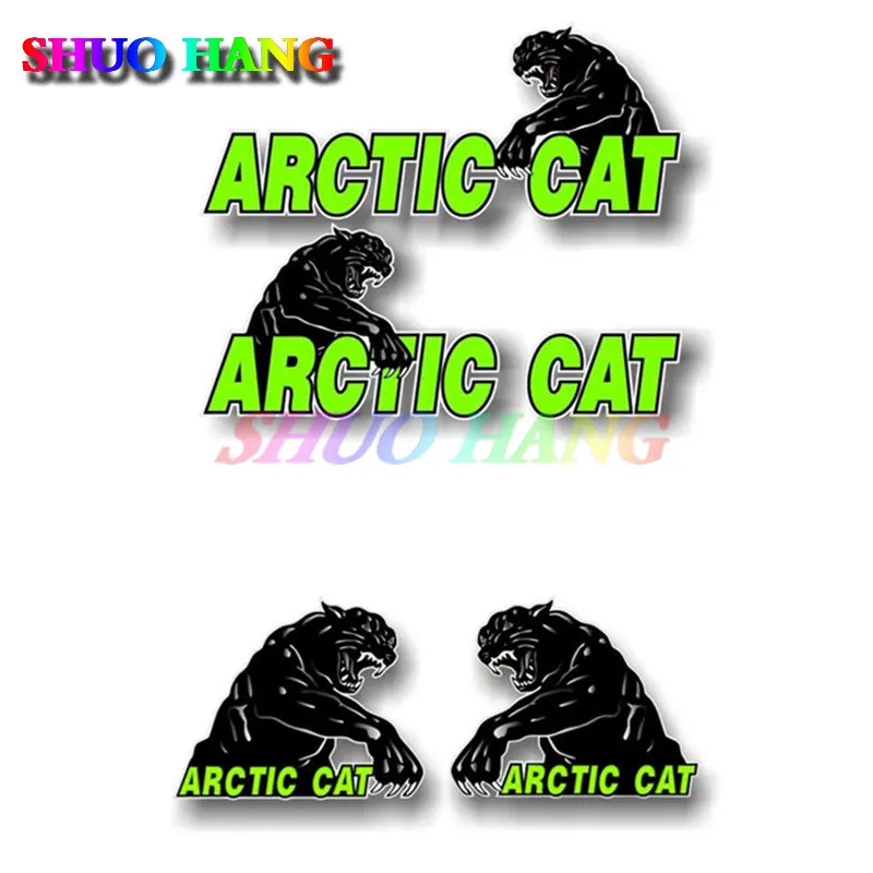 Arctic Cat Bad Kitty SWIPING Виниловые наклейки с рисунком Снег Прицеп Лыжи Ковбой Наклейка Мотоцикл Гонки Ноутбук Кемпинг Доска для серфинга