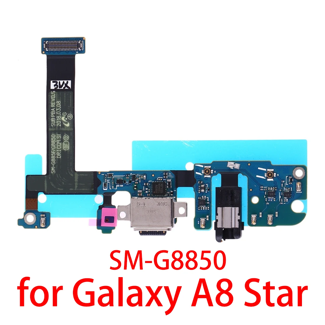 Оригинал для Galaxy Note 10 Plus / A30 / A50 / A8 Star / A31 / A80 / A40 / A20 / S20 / A52 / A72 A70 Ultra / S8 G950F / M30sUSB Плата порта зарядки 4