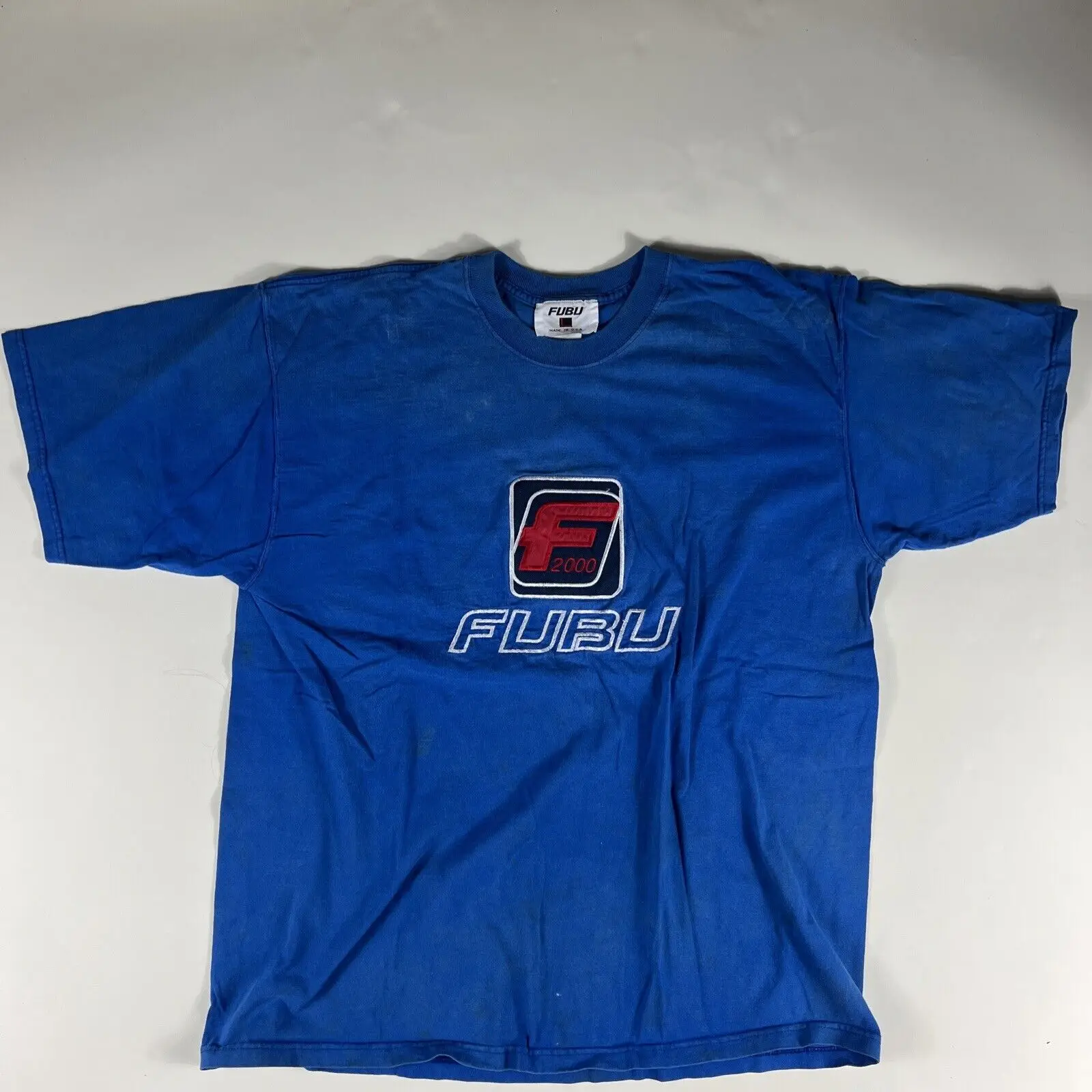 Винтажная рубашка Fubu 2000 года L с длинным рукавом 0
