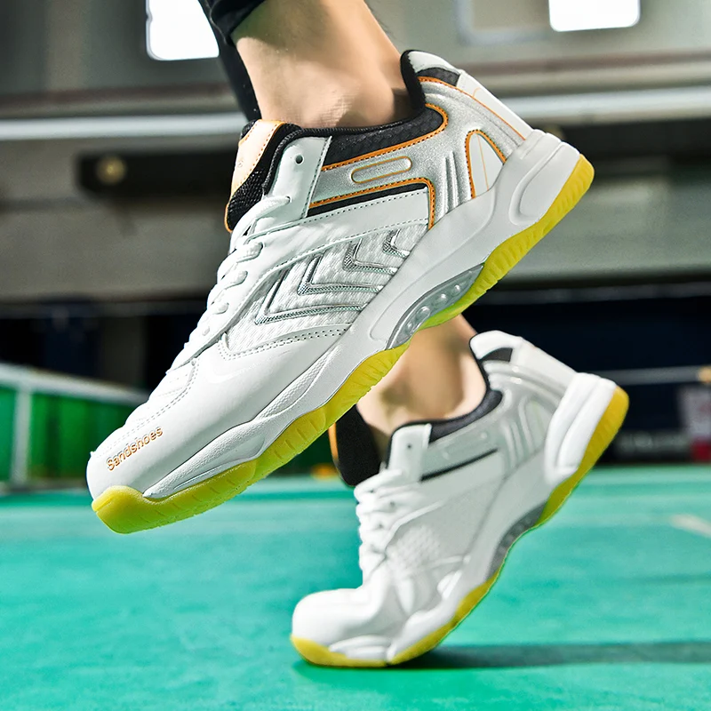 Профессиональная обувь для настольного тенниса, сетчатая дышащая и противоскользящая спортивная обувь, обувь для бадминтона, мужская теннисная обувь 3