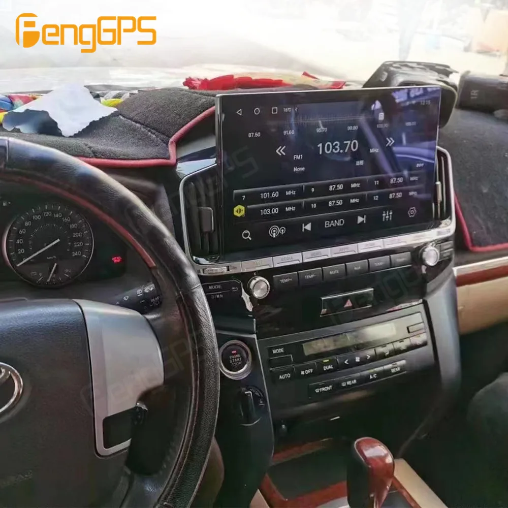  для Toyota Land Cruiser 2008 - 2015 Android Авто Радио 2Din Стерео Ресивер Авторадио Мультимедийный плеер Головное устройство Экран 1
