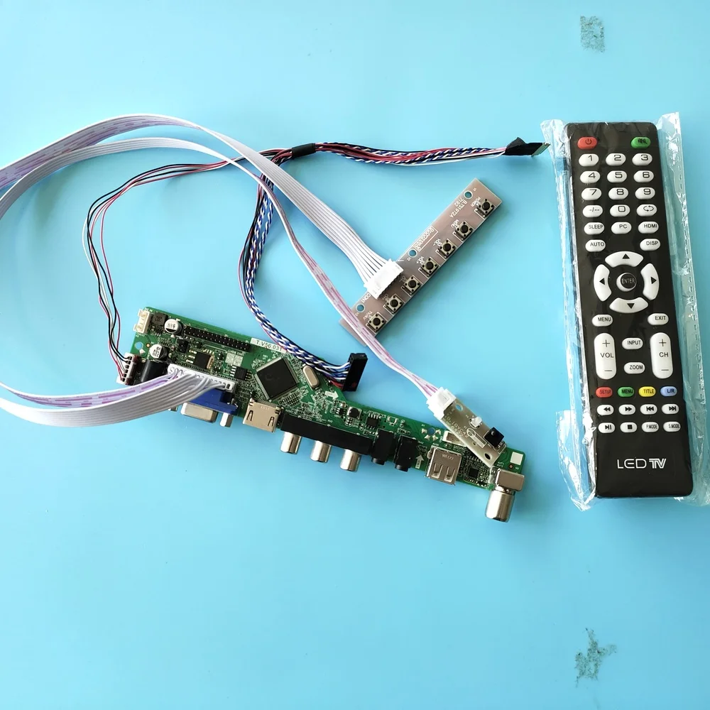 комплект для LP173WD1(TL)(H5) Драйвер платы контроллера 17,3-дюймовый ЖК-дисплей со светодиодным экраном пульт дистанционного управления VGA 1600X900 USB 40pin LVDS TV AV