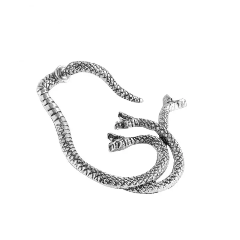 Замысловатый винтаж в европейском и американском стиле Роскошные обязательные серьги из состаренного сплава Привлекательные 3d змеи Ослепительный модный 4
