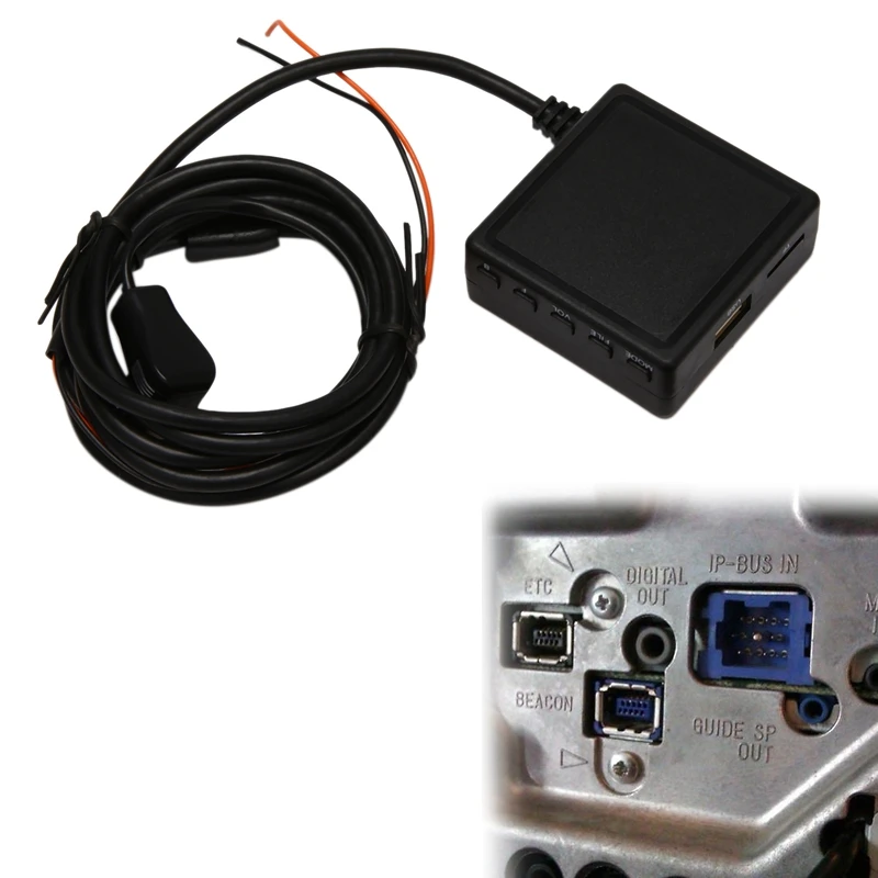  Авто Bluetooth 5.0 Для Pioneer IP-BUS Модуль с фильтром Радио Стерео Aux Кабель Адаптер Автомобильный беспроводной аудиовход 3