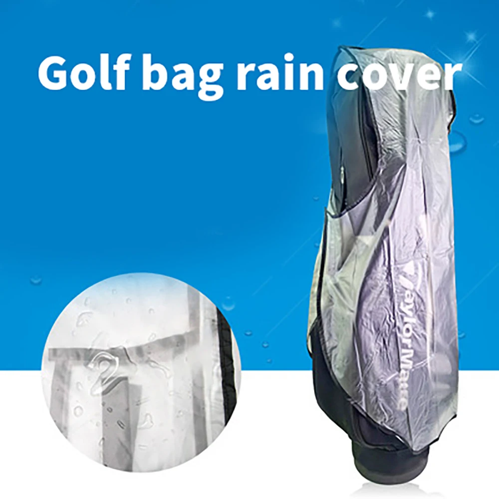 Новая сумка для гольфа Дождевик Выбранные молнии ПВХ Прозрачный износостойкий антистатический пылезащитный чехол Гольф Прочные аксессуары 1
