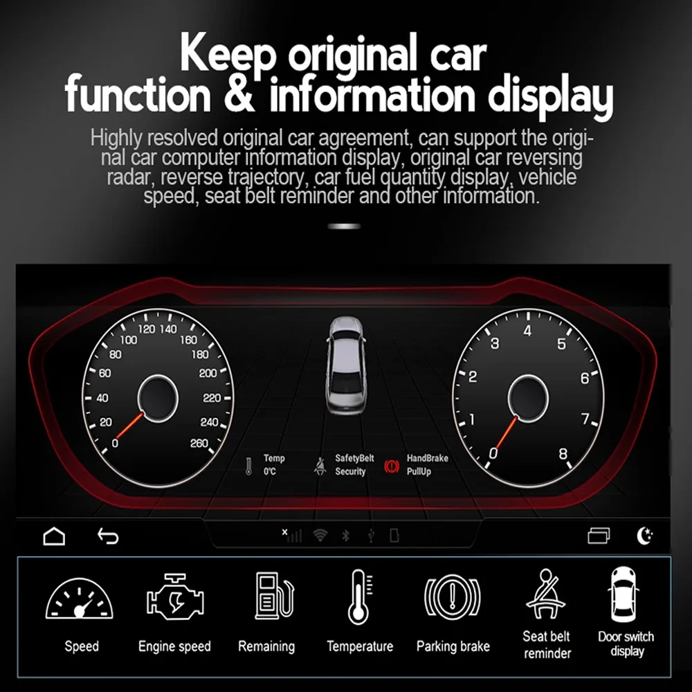 8,8-дюймовый IPS-экран Headunit Android 12 Для Audi Q5 A5 2009-2017 Carplay Авто Стерео Мультимедиа Авто Радио Плеер Навигация 3
