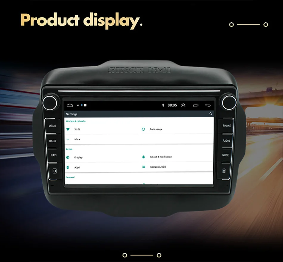 2 din android Для Jeep Renegade Автомагнитола Видео Мультимедийный плеер WIFI 2din Навигация GPS автомагнитола 2016 2017 2018 2019 2020 2
