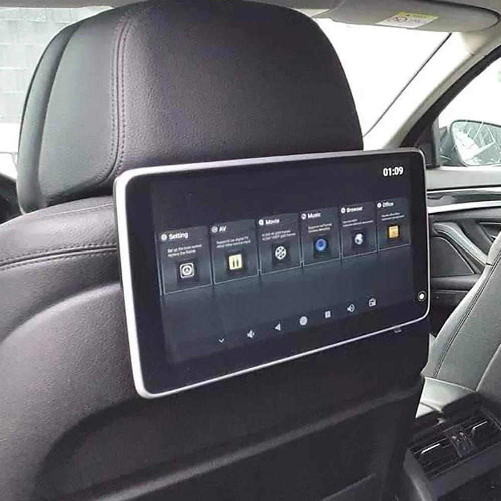 4K Android 12.0 Авто ТВ Подголовник Монитор Сенсорный экран 1080P 11,6 дюйма Авто Заднее Сиденье Видеоплеер WIFI Зеркало Ссылка Для BMW 1