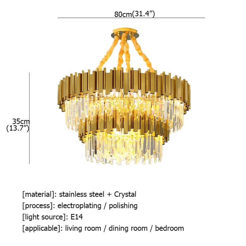 BELLE Золотая люстра Хрустальный прямоугольный подвесной светильник Постмодернистский светодиодный светильник для дома Гостиная Столовая 5