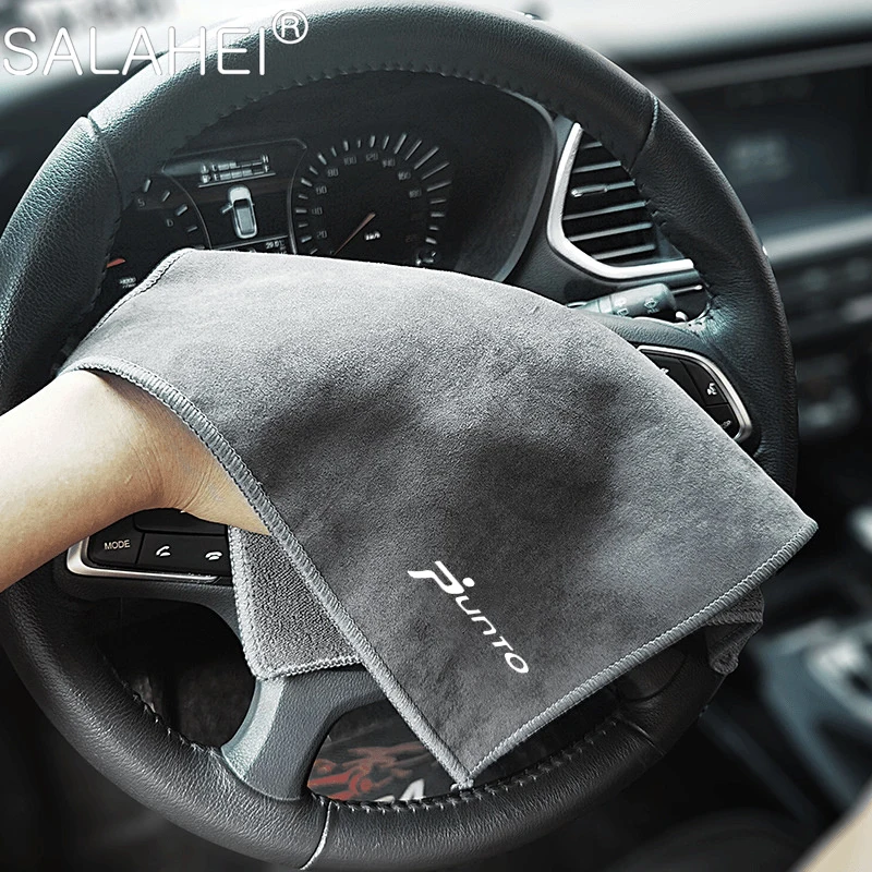 Автомойка Высококачественная чистка полотенец из микрофибры Сушка впитывающей ткани Подшивка для Fiat Punto 2 evo MK2 188 Аксессуары для салона автомобиля 0