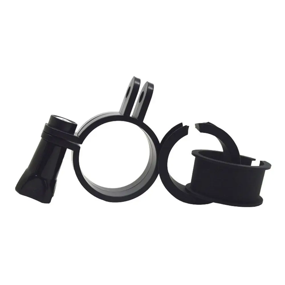 1Set Black For Helmet Прочный пластиковый держатель фонарика Multi-Angle Night 0