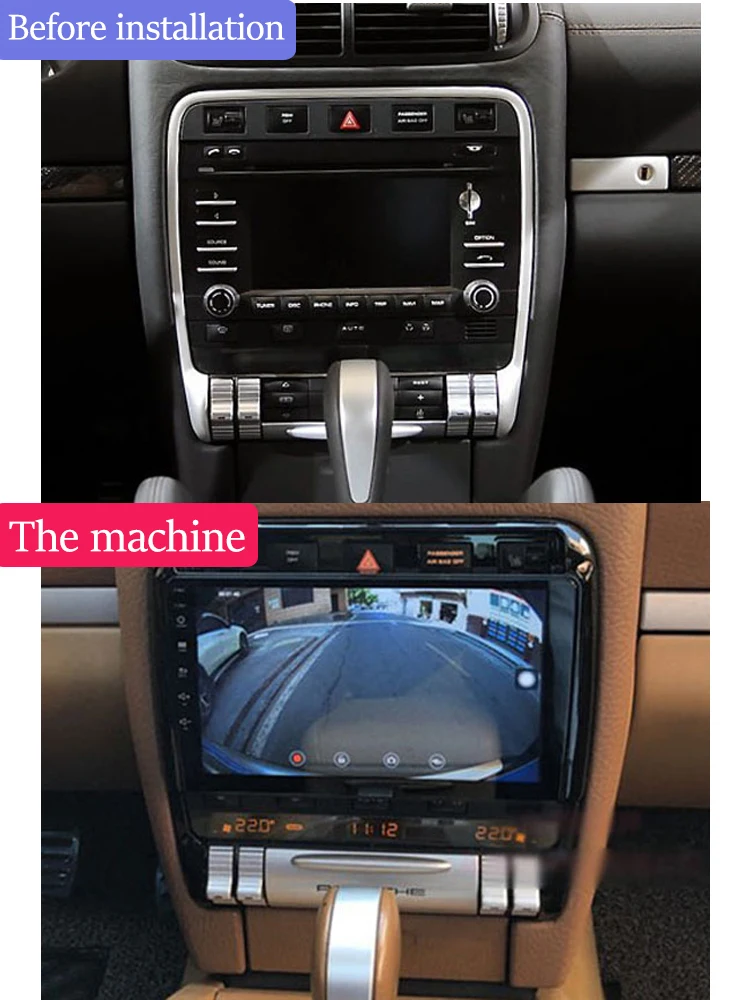 1280 * 720 QLED Сенсорный Экран Авто Радио Для Porsche Cayenne 2002 - 2010 Мультимедийный плеер Автомобильная стерео GPS Навигация Android 12 BT AM 1