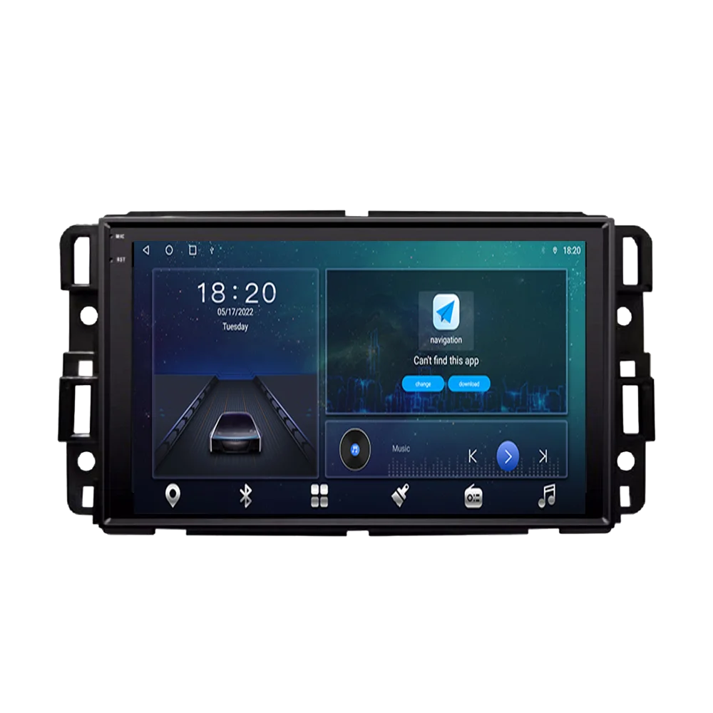 7-дюймовый автомобильный мультимедийный плеер Android 12 Автомагнитола для Hummer H2 2009-2013 CarPlay Auto SWC GPS 2Din BT Стерео Навигация DSP 5G 2