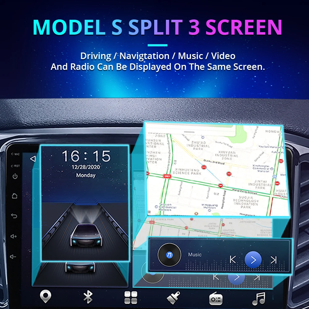 2Din Android10.0 Автомагнитола для Toyota Corolla Axio 2 Fielder 3 E160 2012-2021 Авто Bluetooth Стерео Ресивер Мультимедиа Carplay 1