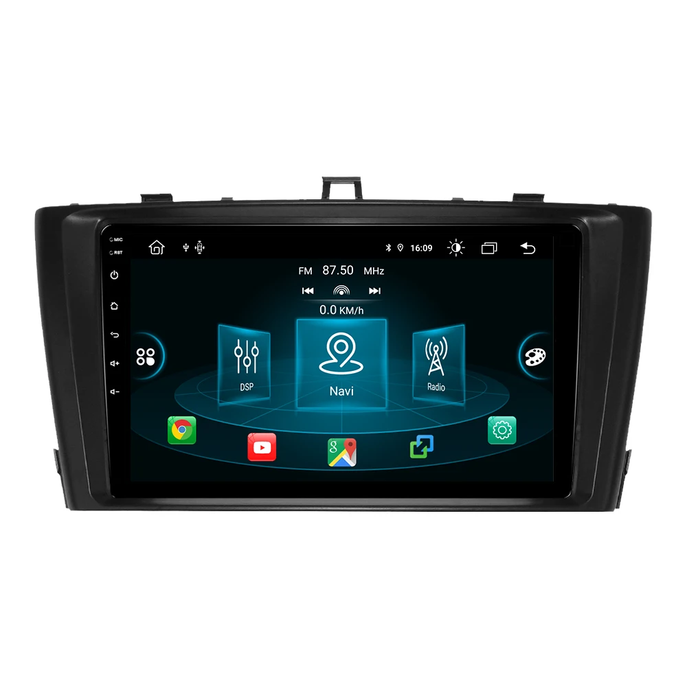 AI Voice Wireless CarPlay Android 12 Авто Радиоплеер Для Toyota Avensis 2008-2015 GPS 4G Wifi Autoradio DSP IPS RDS 3