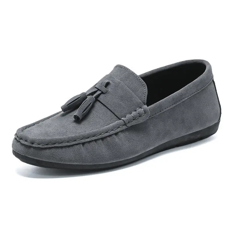 Мужская обувь для мальчиков Tods Мужская Лето Осень Новая высококачественная мягкая кожаная обувь с мягким дном Slip-on Casual Leather Shoes 0