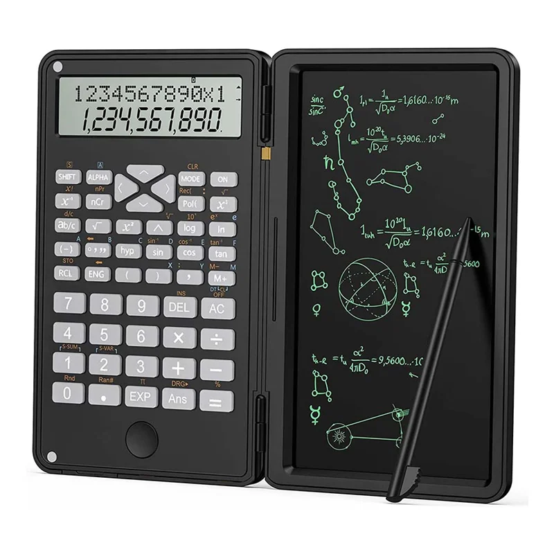 Калькулятор, Научные калькуляторы 12-значный калькулятор Планшет для письма, Складной финансовый калькулятор, для школьного офиса 1