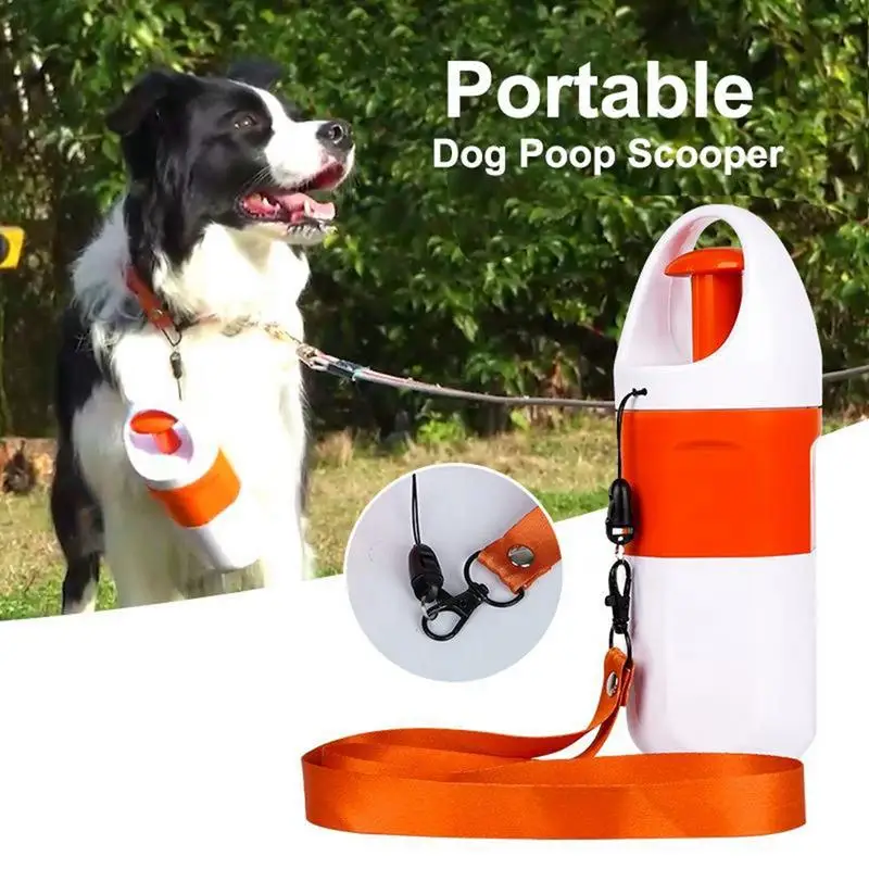  Dog Poop Claw Портативный ковш для какашек для двора Ручной складной ковш для какашек с дозатором для мешков Medium Dogs Poop Grabber 1