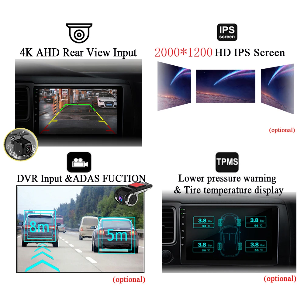 Qualcomm Android 13 Для Peugeot 3008 1 2009 - 2016 Авто Радио Мультимедиа Видеоплеер Навигация GPS Android auto NO 2din DVD 4