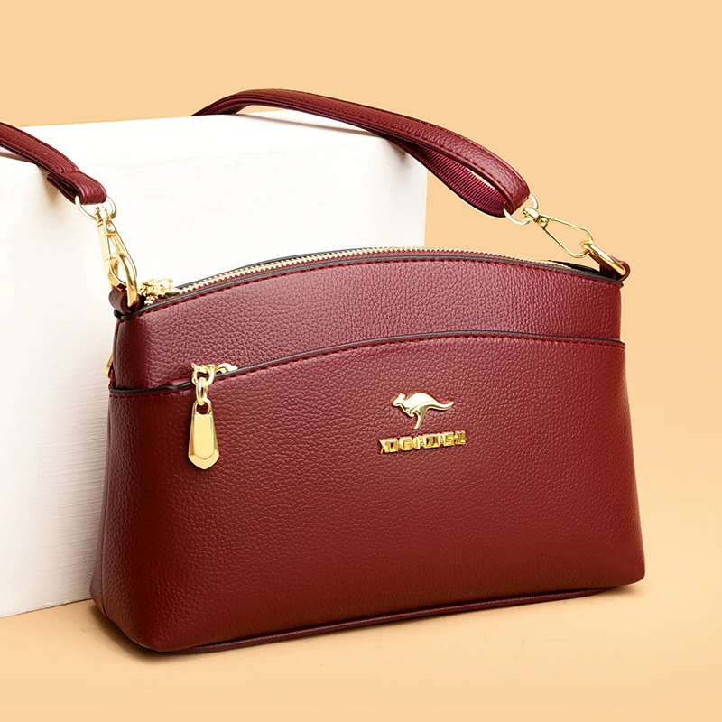 Высококачественные сумки через плечо для женщин Роскошная мягкая кожаная винтажная сумка Женская мода 2023 Дизайнеры Bolsos Sac A Main 5