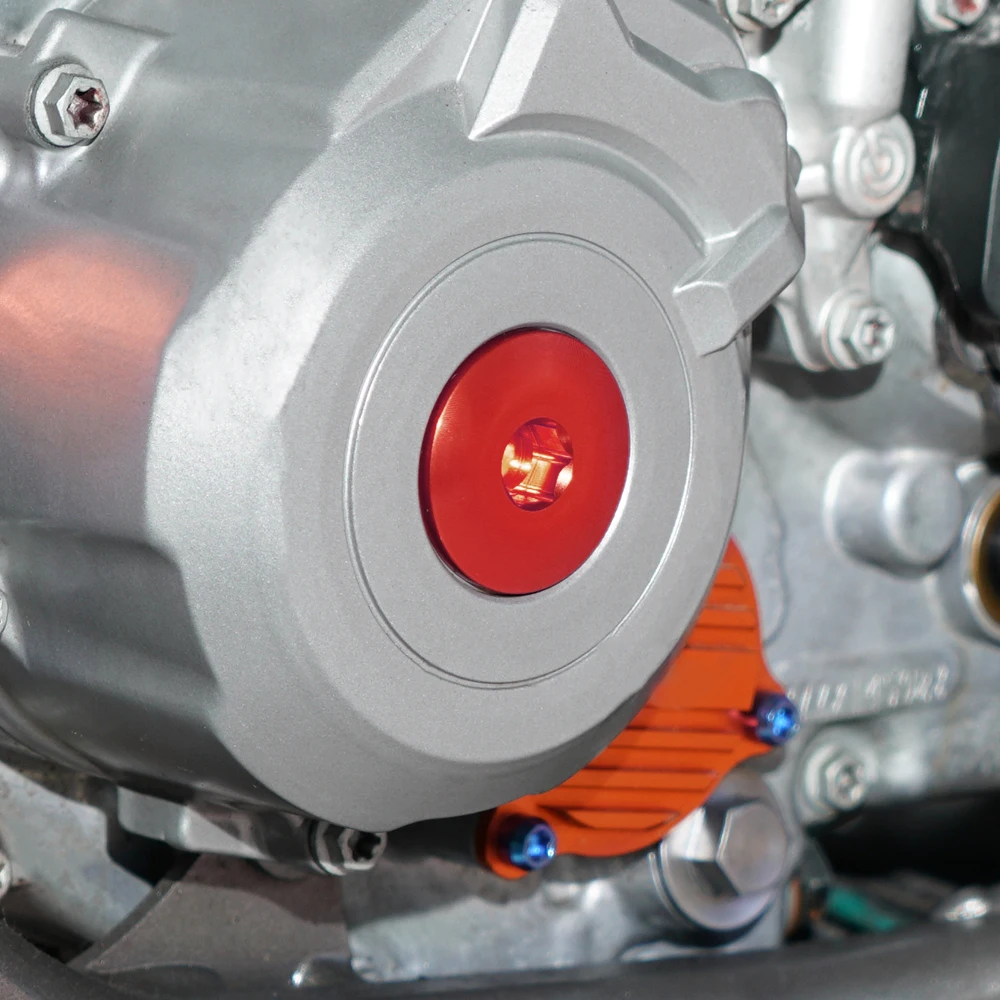 Для GASGAS ГАЗ ГАЗ EC EX MC 250F 350F 450F 2021-2023 2022 2021 700 ES/SM 2022-2023 Заглушка крышки зажигания двигателя Мотокросс Красный Синий 5