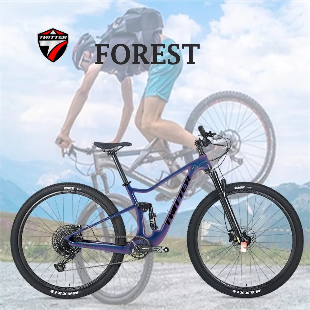 TWITTER FOREST XT / M8100-2 * 12S Гидравлический дисковый тормоз T1000 Полностью ударопрочный горный велосипед из углеродного волокна 27,5/29 дюймов MTB велосипеды 0