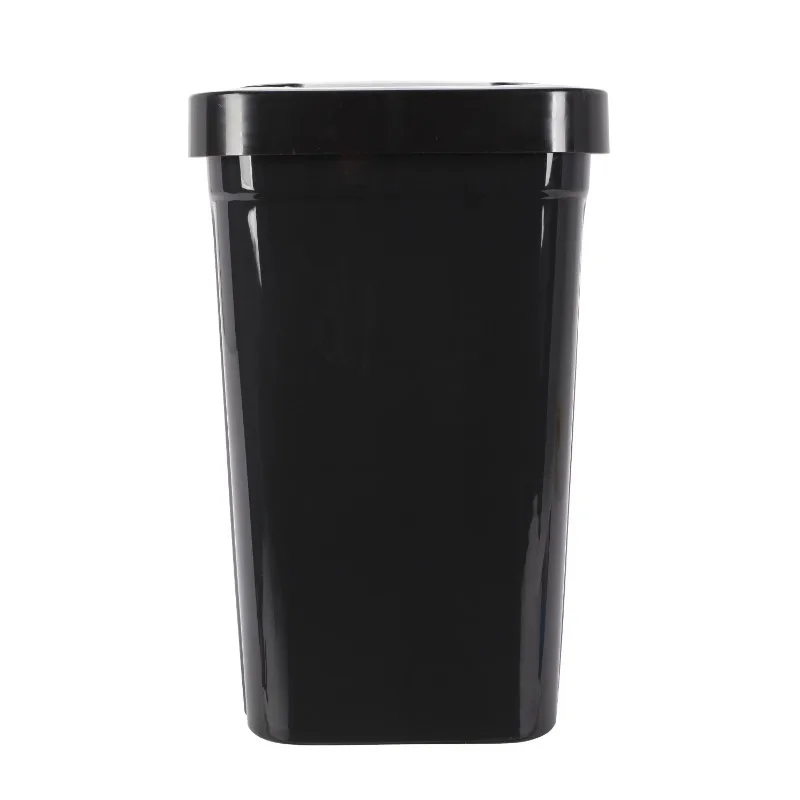 Основные остатки 7,6 галлона Пластиковое кухонное мусорное ведро, черное, 4 шт. 2