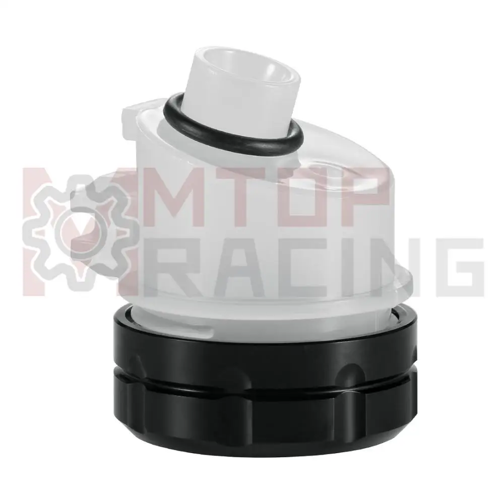  Бачок жидкости сцепления Черная масляная чашка Алюминий для Honda VTR1000 1998-2003 RVT1000 2000-2006 2001 2002 2