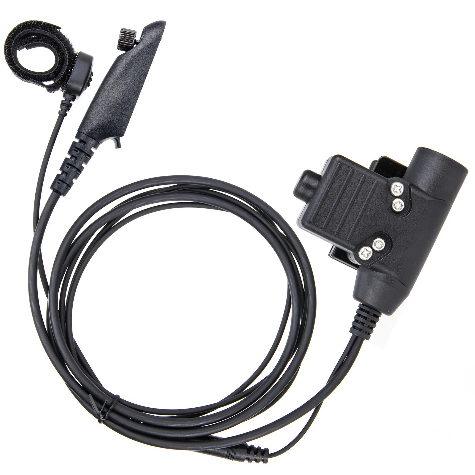рация 7,1 мм костная проводимость гарнитура разговорный микрофон с пальчиковым микрофоном и U94 PTT для Motorola GP328 GP338 4