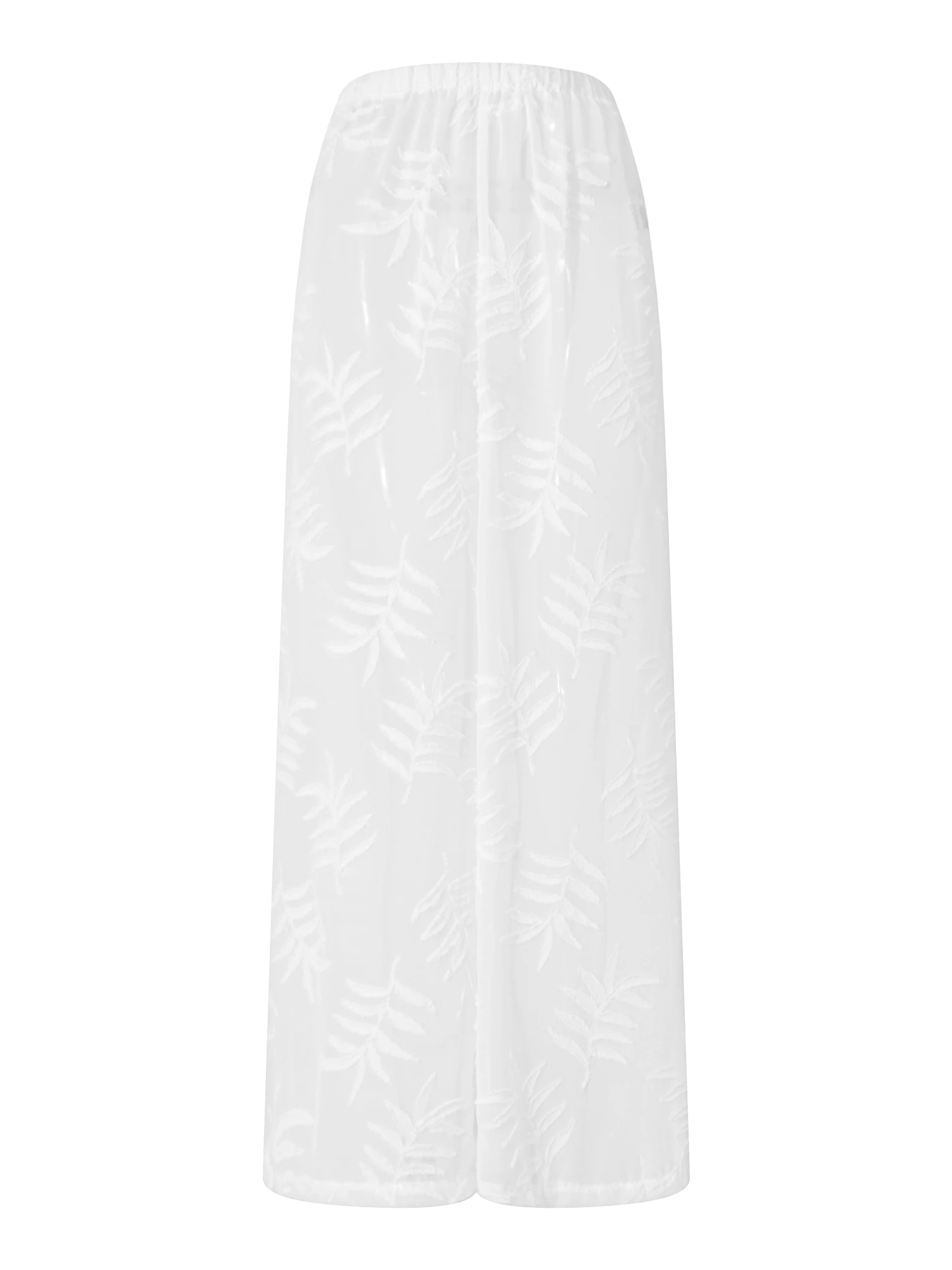 Женские прозрачные сетчатые пляжные брюки - прозрачные плавки бикини с широкими штанинами для накидок купальников и купальников