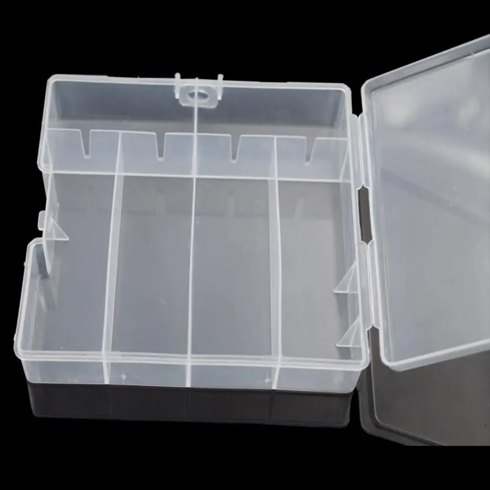 Пластиковый ящик для инструментов Многоразовые противопылевые износостойкие прозрачные рыболовные аксессуары для рыбалки на открытом воздухе