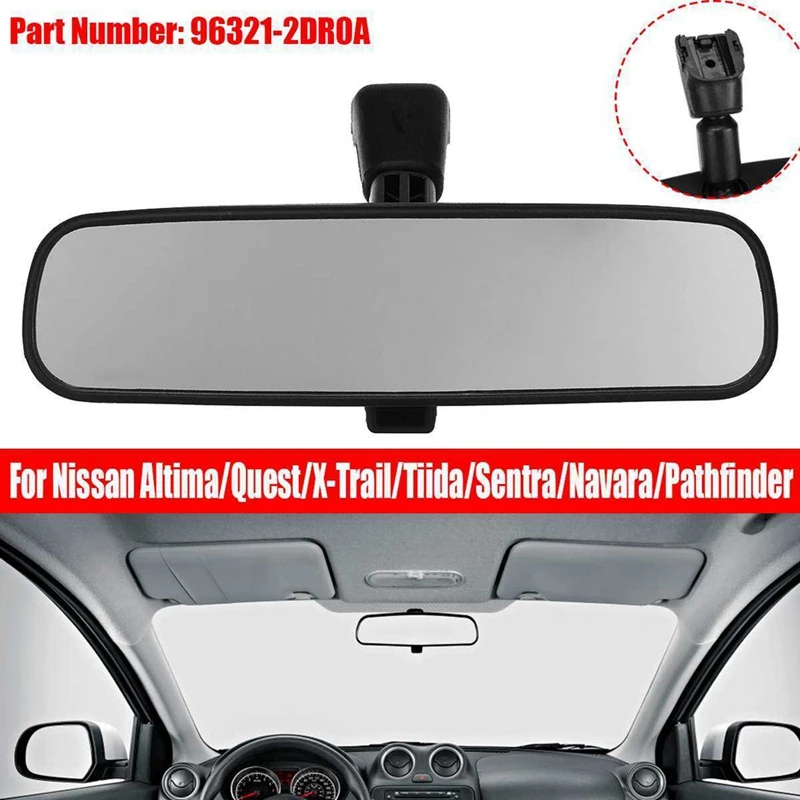 Внутреннее зеркало заднего вида Зеркало заднего вида для Nissan Navara 350Z Altima Maxima 963212DR0A 96321-2DR0-A103 963212DR0A103