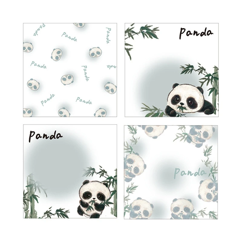 Клейкий блокнот для заметок Panda Блокнот Опубликовал его для подарков детям снова в школу