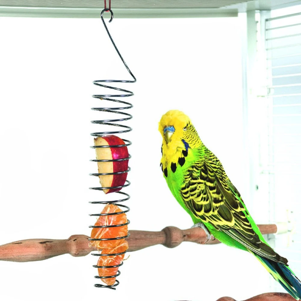 Универсальное интерактивное устройство для кормления в клетке для птиц Удобное высококачественное устройство для кормления птиц Устройство для кормления попугаев Игрушка для попугая 3