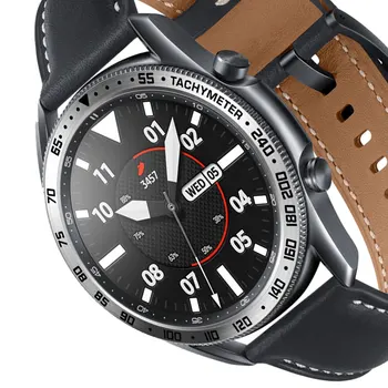 1 / 2 шт. Упаковка чехла для Galaxy Watch 3 45 мм 41 мм чехол + кольцо безеля + защитная пленка для экрана из закаленного стекла galaxy watch 3 2
