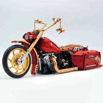 1:5 Высокотехнологичный городской спорт гоночный мотоцикл строительные блоки технический мотоцикл локомотив модульная кирпичная модель игрушки для мальчика MOC