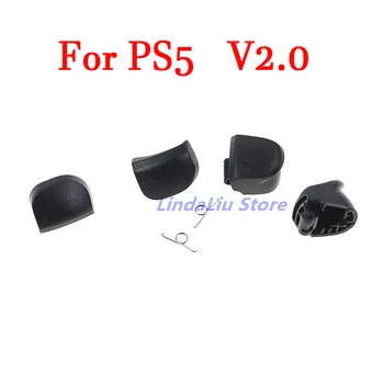 1 комплект Черный L1 R1 L2 R2 Кнопки запуска геймпада + пружины Запасные части для контроллера геймпада PlayStation 5 PS5 V2.0
