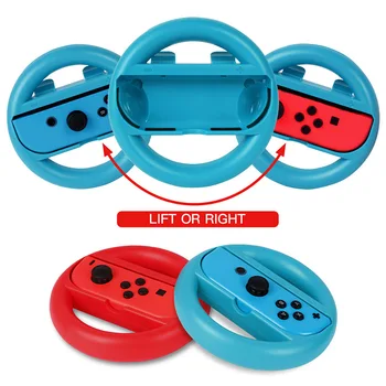 1 шт. Левая правая ручка контроллера рулевого колеса Joy-Con Joy-Con Управление гоночной игрой для Nintendo Switch / Switch OLED Grip 0