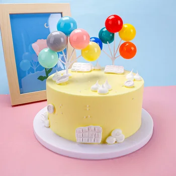 1 шт. Новый топпер для торта Радужное облако Воздушный шар Кекс Топпер Детский торт на день рождения Флаги Декор Детский душ Девушка предпочитает украшение торта