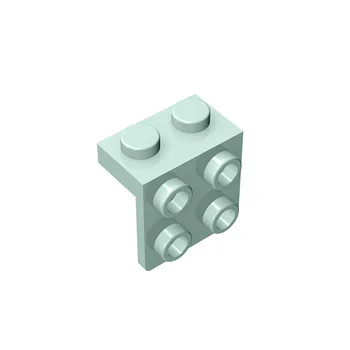  10 шт. MOC Кирпич Детали 44728 Кронштейн 1 x 2 - 2 x 2 Совместимый строительный блок частица DIY Assmble Kid Puzzle Brain Toy Подарок