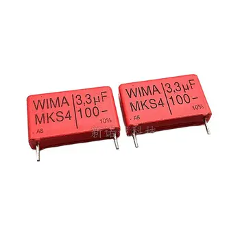  10 шт. / WIMA 100 В 335 3,3 мкФ 100 В 3U3 MKS4 Расстояние между контактами 22,5 Аудио конденсатор