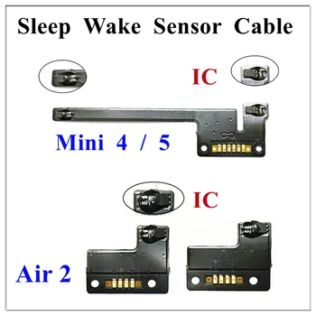 10 шт. / лот Sleep Wake Магнитный датчик управления Замена гибкого кабеля для IPad Air 2 Mini 4 5 Запасные части