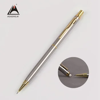 10 шт. Нажмите на металлический карандаш 0,5 мм, активный автоматический карандаш ученика