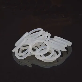 10 шт. Силиконовое уплотнительное кольцо белое Диаметр провода 3,1 мм Уплотнение VMQ Наружный диаметр 51 мм-60 мм Высокая термостойкость Резина, контактирующая с пищевыми продуктами 0