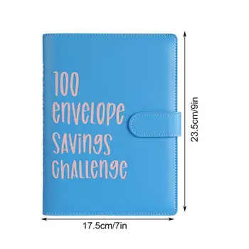 100 Envelope Challenge Binder Savings Challenges Book With Envelopes Budget Book And Planner Money Envelopes For Cash Budget 5