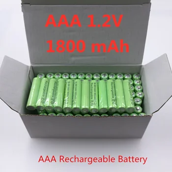 100% Новый аккумулятор AAA 1800 мАч Ni-MH 1,2 В, аккумулятор AAA, аккумулятор 3A, никель-металлгидридный аккумулятор для игрушечной камеры