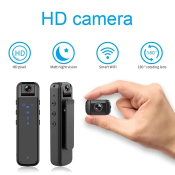 1080P HD Мини-камера WiFi Домашний монитор Внутренняя безопасность Безопасность Наблюдение Ночное видение Видеокамера IP Камера Аудио Видео Рекордер