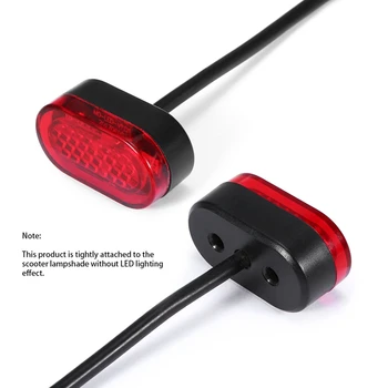 10X Электрические задние фонари для скутеров Светодиодный абажур заднего крыла Тормоз Задний фонарь для скейтборда Xiaomi Mijiam365 4