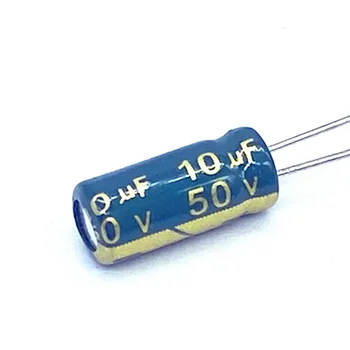 110 шт./лот 50 В 10 мкФ алюминиевый электролитический конденсатор размер 4 * 7 10 мкФ 20%