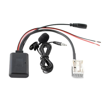 12-контактный аудиокабель Bluetooth для автомобильного стереомодуля,беспроводной автомобильный радиоприемник стерео музыка aux кабель адаптер для Peugeot 207 Citroen 1